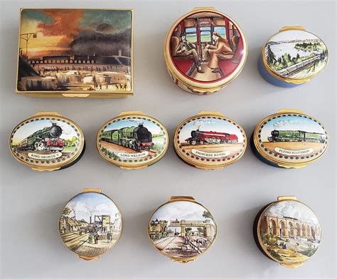 antique metal enamel box|enamel boxes collectibles.